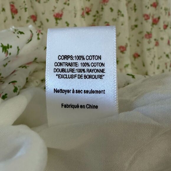 Altar'd State White and Pink Floral Dress Women's Size Small - Picture 12 of 12